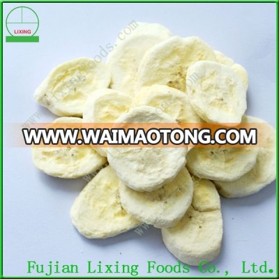 Freeze-dried banana sliced dried fruit vegetables