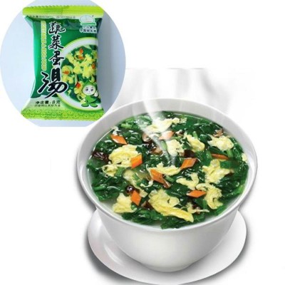 Vacuum pack freeze dried food instant vegetable egg soup for convenience