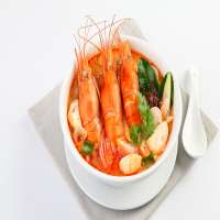 Instant Tom Yum Kung Soup Frozen Spicy  Food